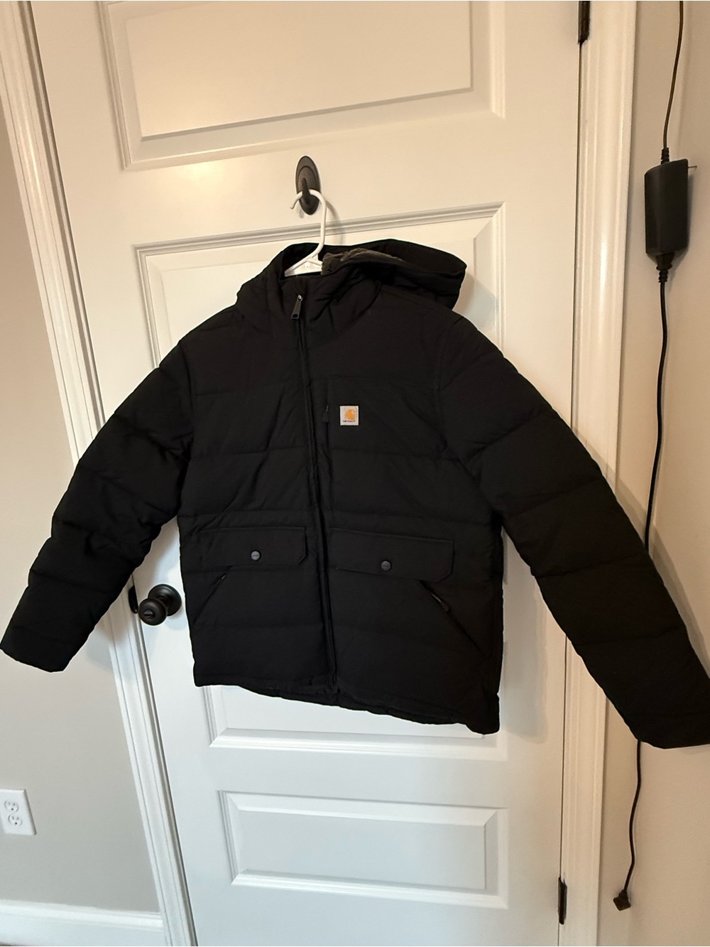 Carhartt Black Insulated Hooded jacket